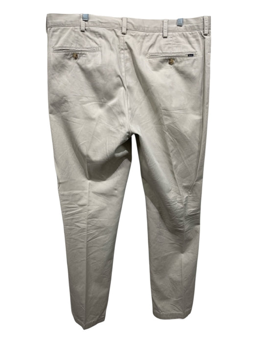 Polo Size 38 Light Beige Cotton Blend Solid Khakis Men's Pants Light Beige / 38