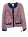 Lilly Pulitzer Size 2 Pink & blue Polyester Boucle Textured Long Sleeve Jacket Pink & blue / 2