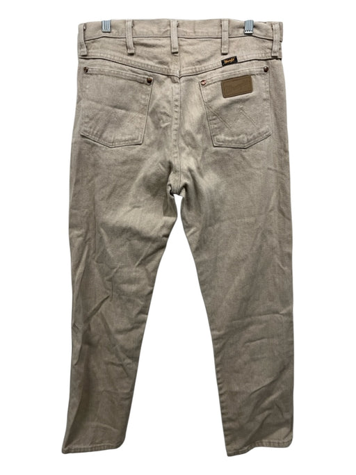 Wrangler Size 32X32 Beige Cotton Denim Jeans Beige / 32X32