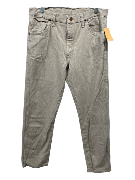 Wrangler Size 32X32 Beige Cotton Denim Jeans Beige / 32X32
