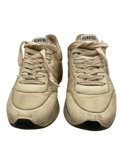 Golden Goose Shoe Size 37 Cream & Red Leather & Nylon star Laces Sneakers Cream & Red / 37