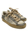 Golden Goose Shoe Size 37 Gray & Cream Leather & Netting Low Top Sneakers Gray & Cream / 37