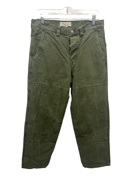 Madewell Size 31 Olive Green Cotton Solid Button Fly Men's Pants Olive Green / 31