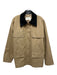 Art/Is/Over Size Est M Beige & Black Cotton Khaki Pockets Collar Detail Jacket Beige & Black / Est M