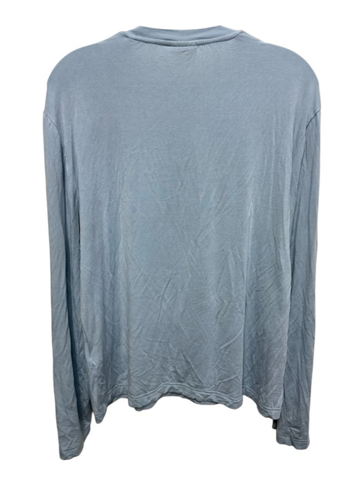 Graviet Size M Light Blue Modal Long Sleeve Pajamas Pant Set Light Blue / M