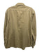 Buck Mason Size L Khaki Beige Cotton Pockets Collar Long Sleeve Top Khaki Beige / L