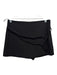 Zara Size S Dark Brown Polyester Side Zip Belted Skort Skirt Dark Brown / S