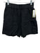 Jenni Kayne Size XS Black Linen Elastic Waist Pockets Shorts Black / XS