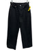 Buck Mason Size 26 Black Cotton Denim Button Fly Wide Leg Jeans Black / 26