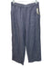 Vince Size S Chambray Blue Viscose Elastic Waist Straight Wide Wrap Top Pant Set Chambray Blue / S