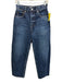 Moussy Vintage Size 25 Dark Wash Cotton Denim High Rise Barrell Leg Jeans Dark Wash / 25