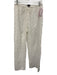 J Crew Size S White Cotton Semi Sheer Swiss Dot Drawstring Pants White / S