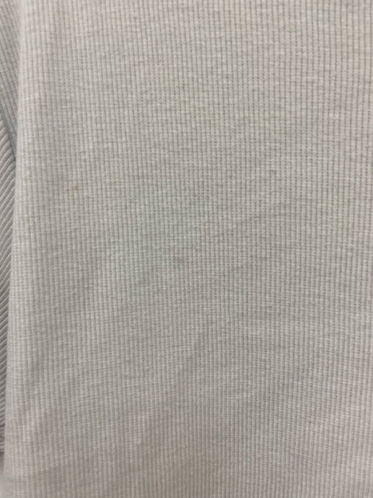 Daily Drills Size S White Cotton Ribbed Short Sleeve T Shirt Top White / S