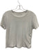 Daily Drills Size S White Cotton Ribbed Short Sleeve T Shirt Top White / S