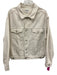 Agolde Size M White Cotton Denim Button Down Collared Long Sleeve Jacket White / M