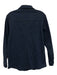Sezane NWT Size L Dark Denim Cotton Denim Button Down Long Sleeve Shirt Dark Denim / L
