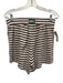 Daily Drills Size XS/S Brown & White Print Cotton Horizontal Stripes Short Set Brown & White Print / XS/S