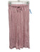 Petite Plume Size S Red & White Print Pima Cotton Horizontal Stripes Pant Set Red & White Print / S