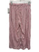 Petite Plume Size S Red & White Print Pima Cotton Horizontal Stripes Pant Set Red & White Print / S