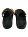 Steve Madden Shoe Size 8 Brown & Black Leather & Rubber Velcro Mule Sandals Brown & Black / 8