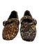 Maguire Shoe Size 38 Brown & Tan Ponyhair Animal Print Mary Jane Buckle Flats Brown & Tan / 38