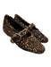 Maguire Shoe Size 38 Brown & Tan Ponyhair Animal Print Mary Jane Buckle Flats Brown & Tan / 38
