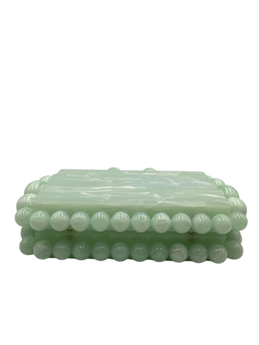 Cult Gaia Seafoam Acrylic Marbled Balls Box Clutch Bag Seafoam / Small