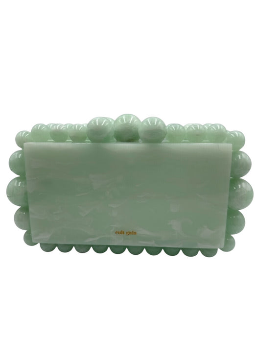 Cult Gaia Seafoam Acrylic Marbled Balls Box Clutch Bag Seafoam / Small