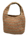 COS Orange & Tan Straw Stripe Shoulder Bag Bag Orange & Tan / Small