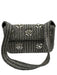 By Anthropologie Silver & Gray Beaded Jewel Shoulder Bag Flap Bag Silver & Gray / Small