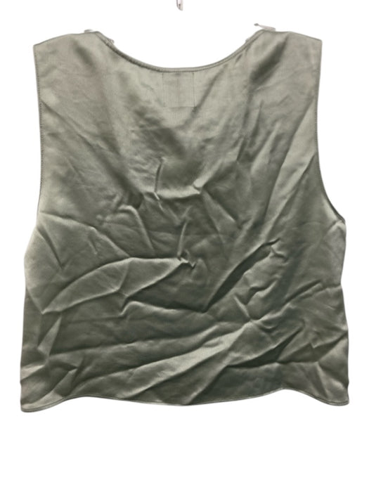 Leset Size S Seafoam Green Acetate Blend Tank top Sleeveless Top Seafoam Green / S