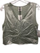 Leset Size S Seafoam Green Acetate Blend Tank top Sleeveless Top Seafoam Green / S