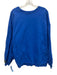 Daily Drills Size M/L Blue Cotton Crew Neck Long Sleeve Pullover Sweatshirt Blue / M/L