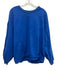 Daily Drills Size M/L Blue Cotton Crew Neck Long Sleeve Pullover Sweatshirt Blue / M/L