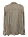 Rails Size M Taupe & Beige Cotton Blend Button Vertical Stripes Collar Top Taupe & Beige / M