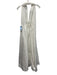 Dissh Size 2 White Cotton Tie Front Halter Maxi Dress White / 2