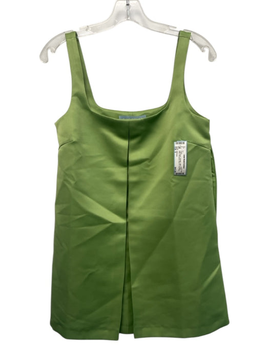 Hill House Size S Light Green Polyester Satin Scoop Neck Sleeveless Dress Light Green / S