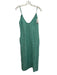 Stark X Size XS Blue & Green Print Cotton Seersucker Stripe Maxi Dress Blue & Green Print / XS