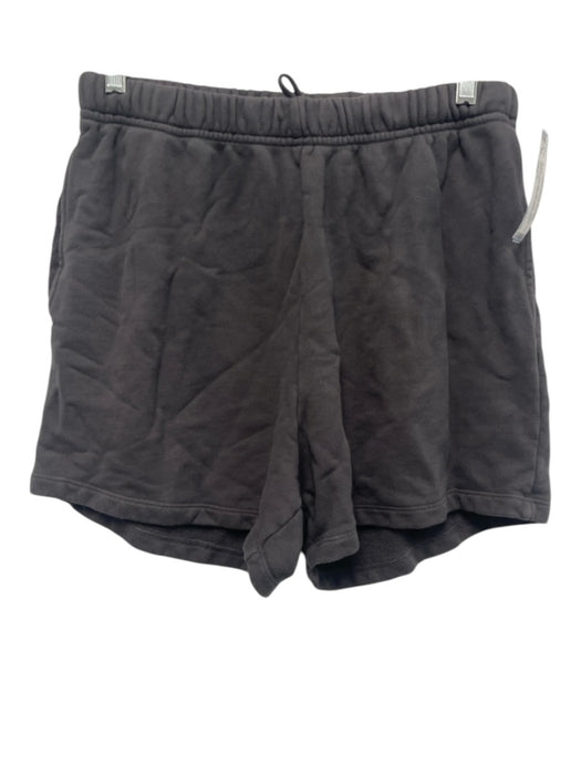 Daily Drills Size S/M Dark Gray Cotton Elastic Waist Pockets Shorts Dark Gray / S/M