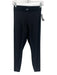 Alo Size Small Black Polyester Velvet Stripe Leggings Black / Small