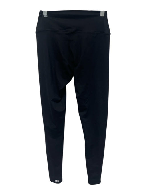 Set Active Size S Black Polyester High Rise Leggings Black / S