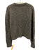 Jenni Kayne Size XS Taupe Gray Superkid Mohair Blend Knit Button Front Sweater Taupe Gray / XS