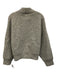 Le Bon Shoppe Size XS/S Light Gray Wool Blend Ribbed Knit Zip Front Jacket Light Gray / XS/S