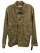Buck Mason Size M Beige Cotton Herringbone Button Up Shacket Men's Jacket Beige / M