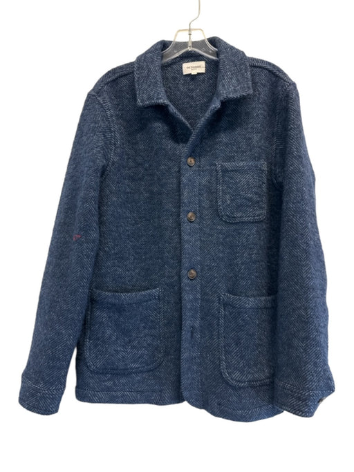 Octobre Size M Blue Wool Blend Jacket Blue / M