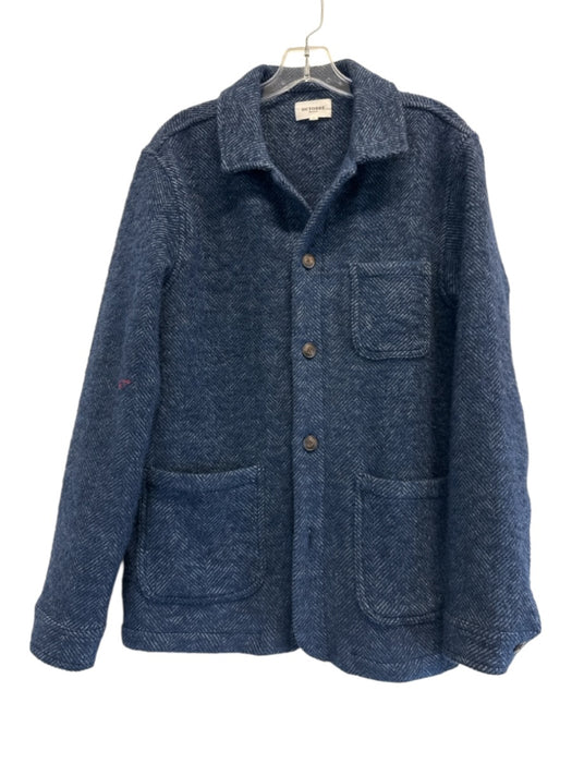 Octobre Size M Blue Wool Blend Jacket Blue / M
