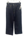 Jet Set Size 25 Dark Wash Cotton High Rise Wide Leg Button Up Pants Dark Wash / 25