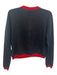 P.E Nation Size S Grey & Red Nylon Blend Ribbed Detail Button Up Cardigan Grey & Red / S
