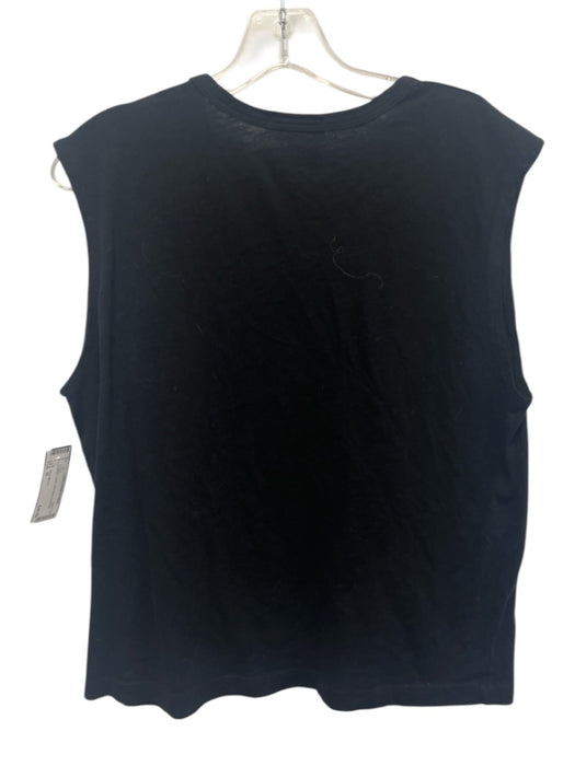 Buck Mason Size M Black Cotton Sleeveless Top Black / M