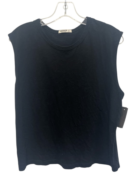 Buck Mason Size M Black Cotton Sleeveless Top Black / M